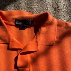 Polo Ralph Lauren Shirt Orange and Blue Pony